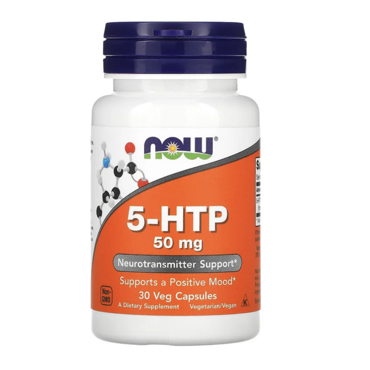 Гидрокситриптофан 5-HTP 50 mg 30 caps Now