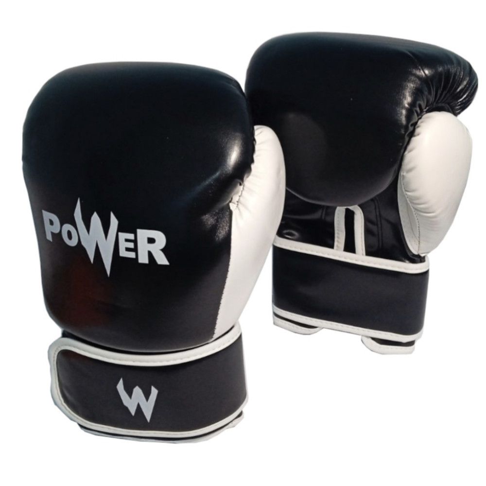 Рукавички боксерські POWER 12oz чорний