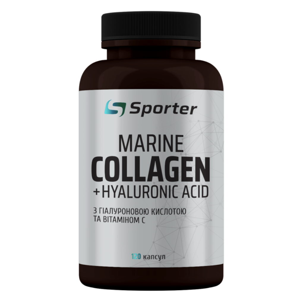 Marine Collagen + hyaluronic acid - 120 капс Sporter
