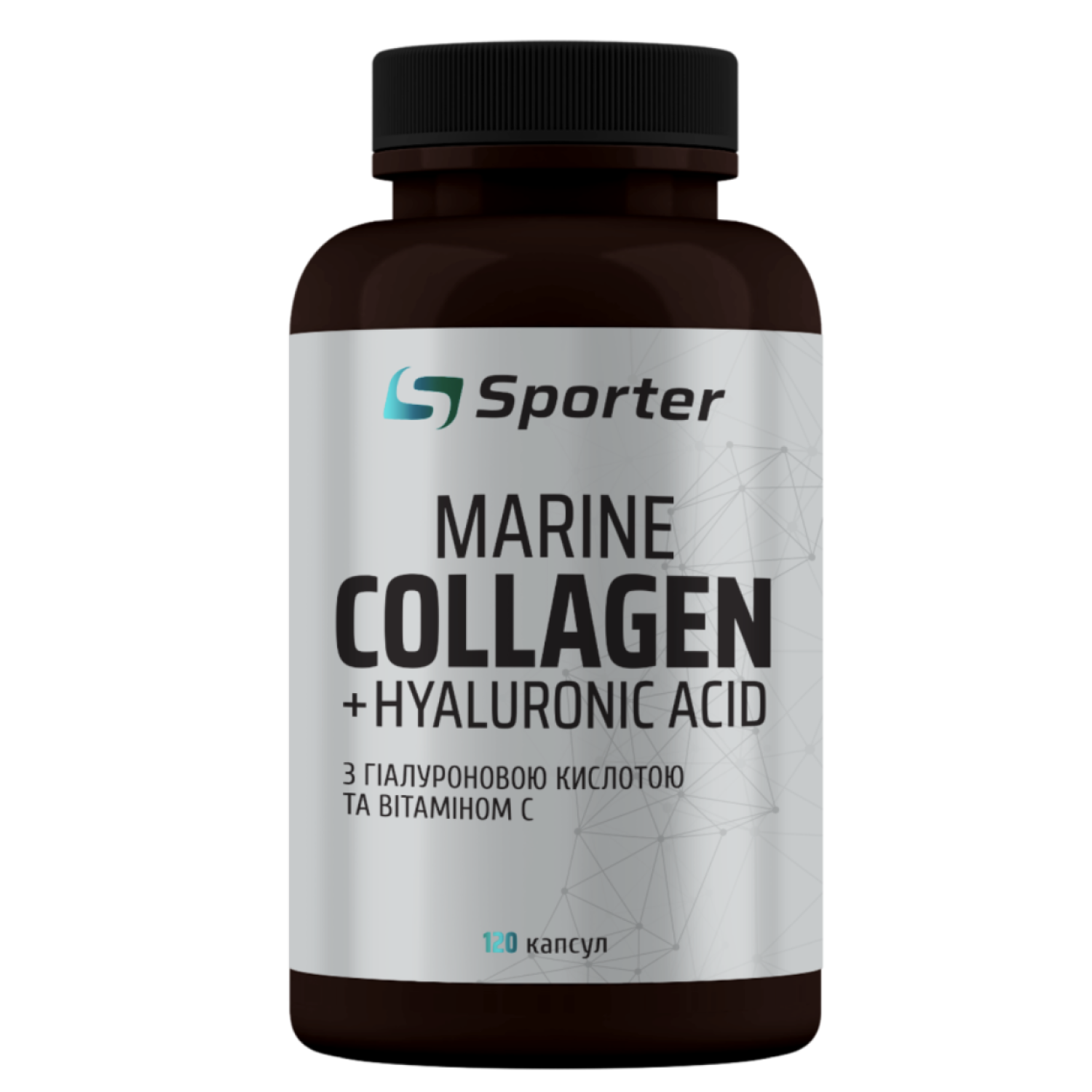 Marine Collagen + hyaluronic acid - 120 капс Sporter