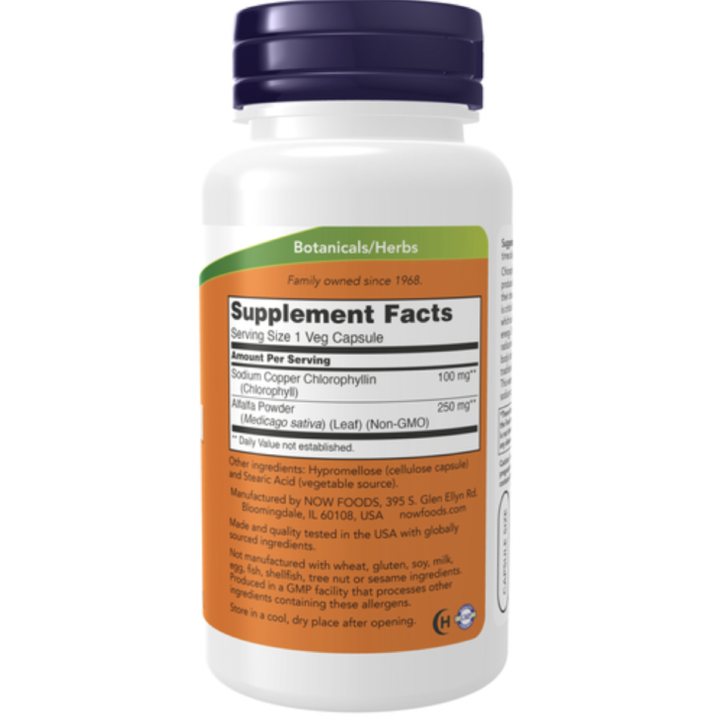 NOW Foods Chlorophyll 100 мг - 90 капс