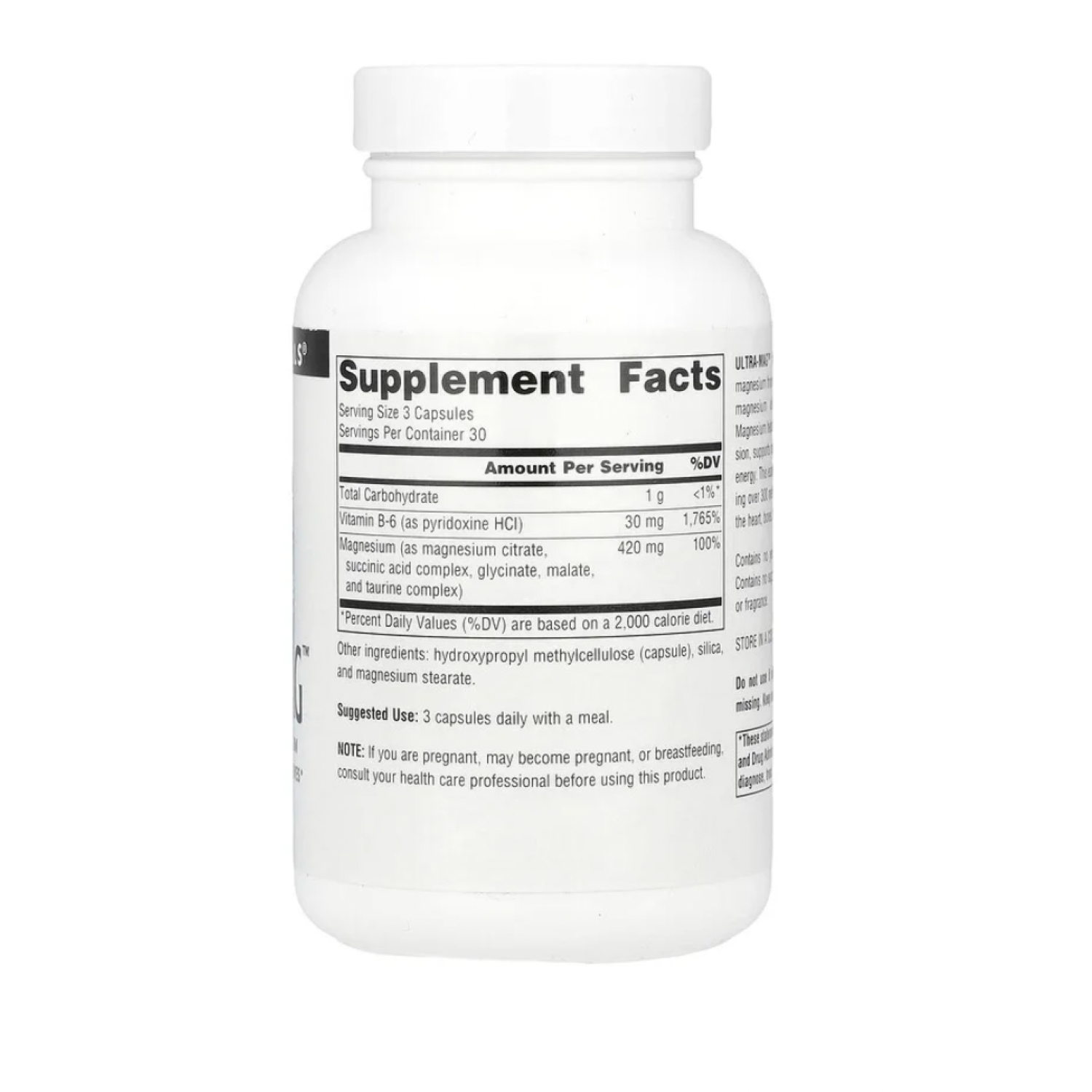 Source Naturals Ultra-Mag (90 Veg Caps)