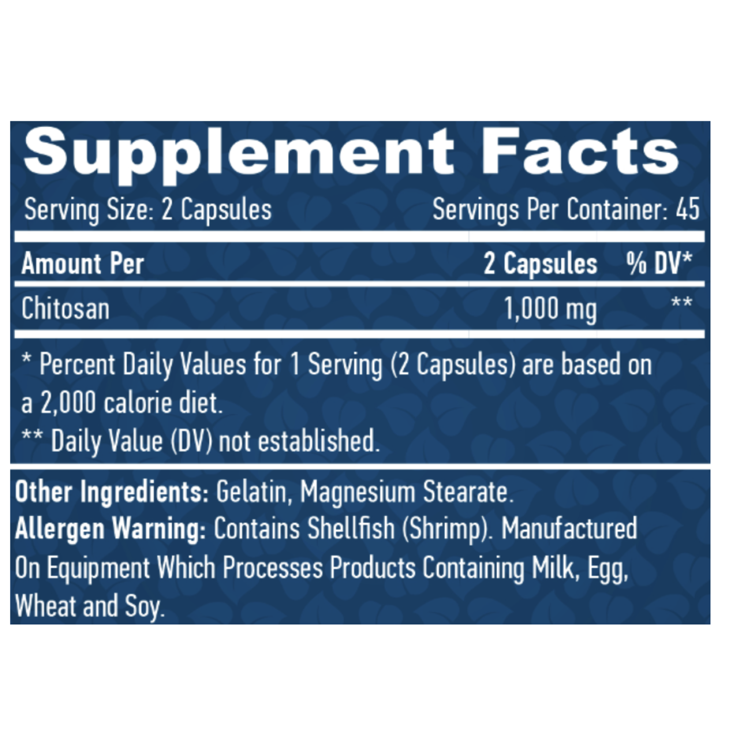 Chitosan 500 mg 90 caps Haya Labs