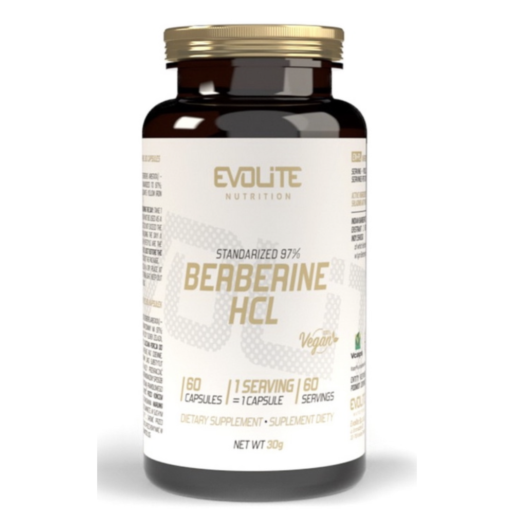 Evolite Nutrition Berberine HCl 400 Mg 60 Veg Caps