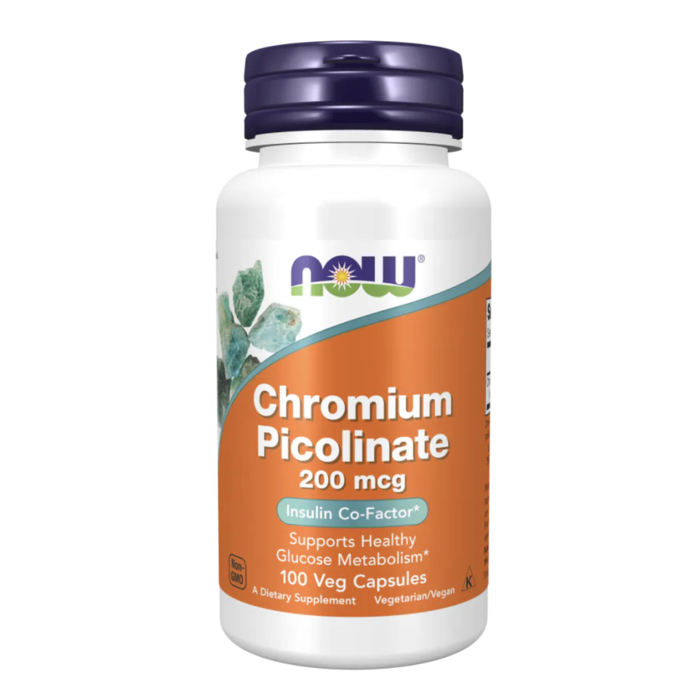 Chromium Picolinate 200 mcg 100 veg caps Now Foods