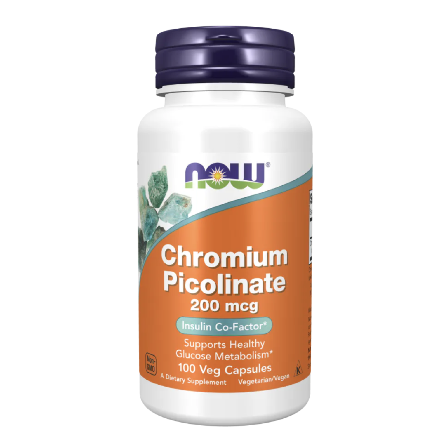Chromium Picolinate 200 mcg 100 veg caps Now Foods