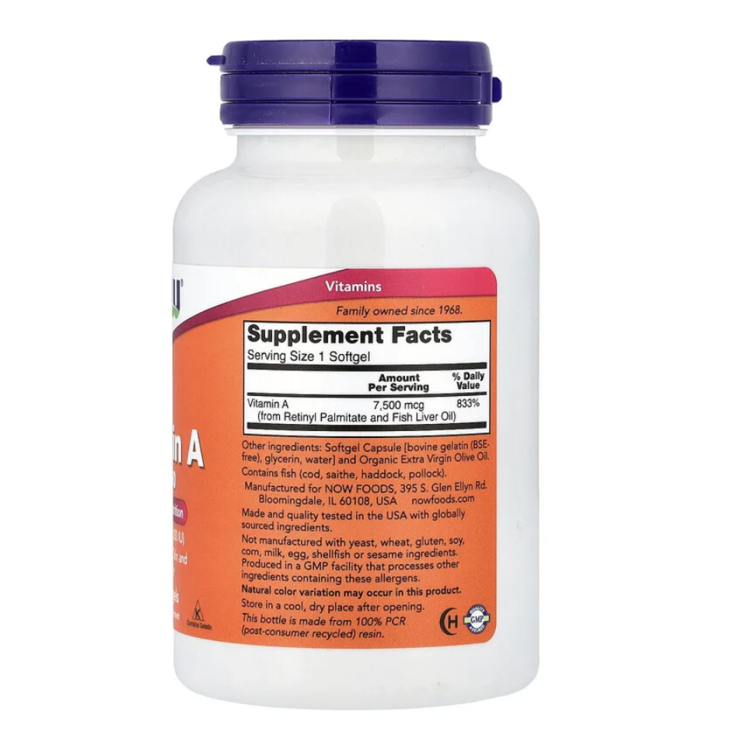 Vitamin A 25 000 iu 250 softgels