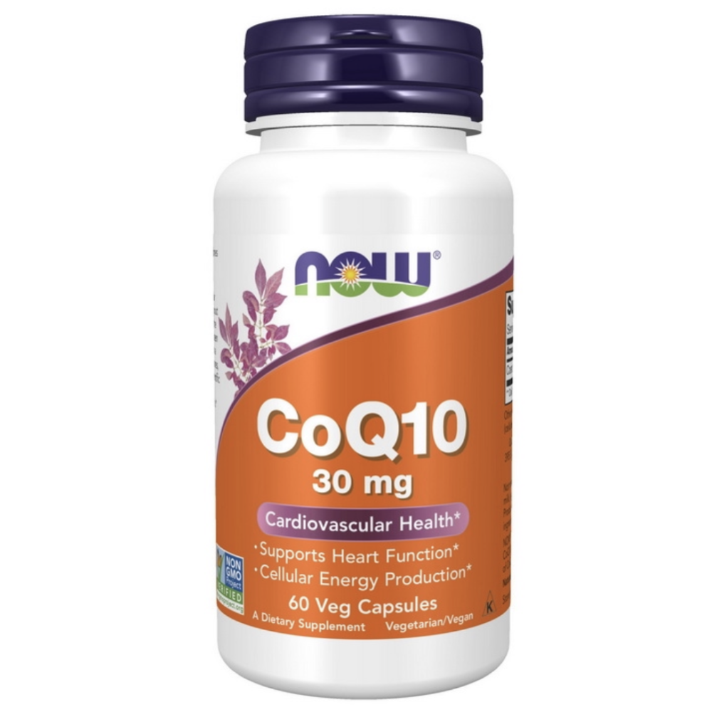 CoQ10 30 mg 60 veg caps Now Foods