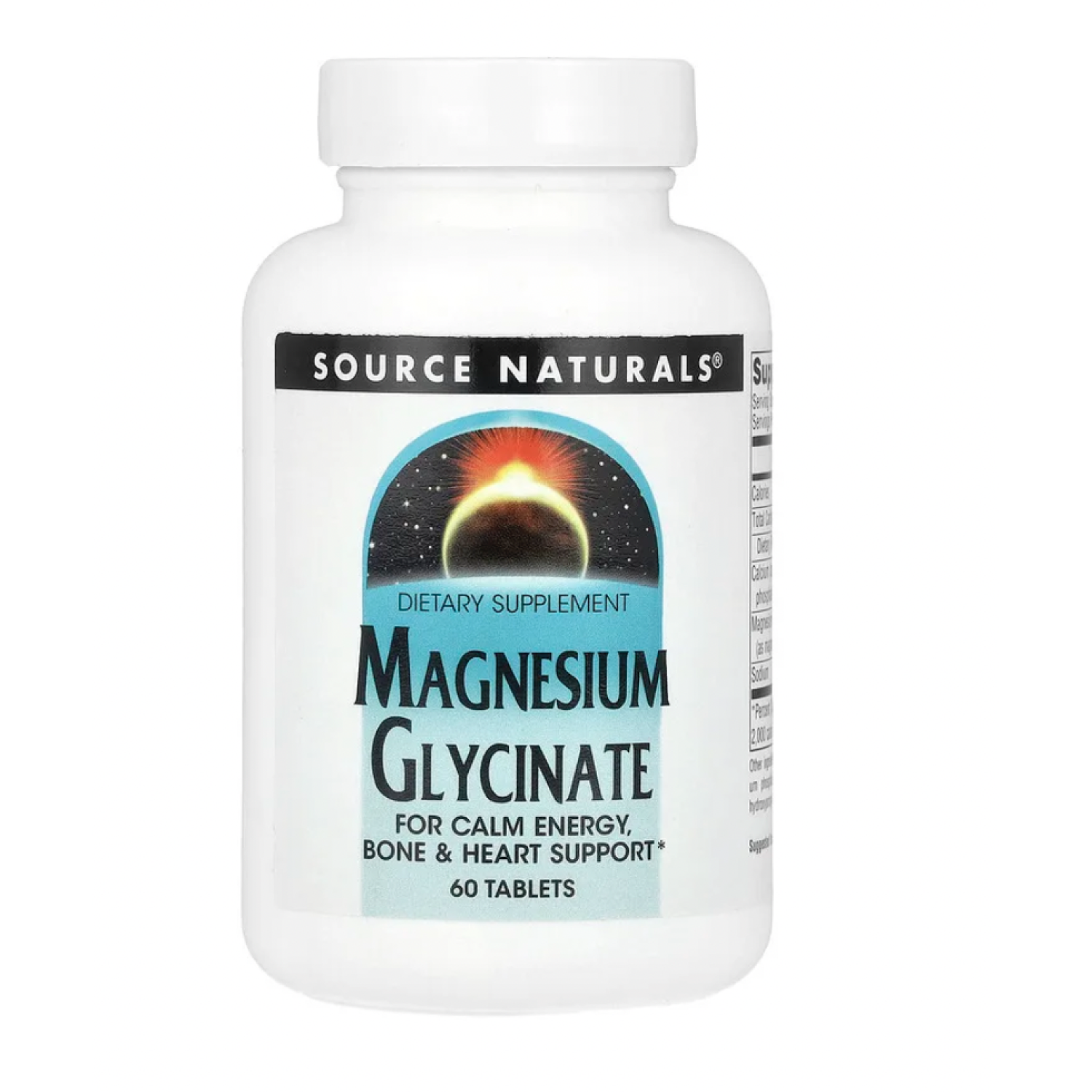 Magnesium Glycinate 60 tabl Source Naturals