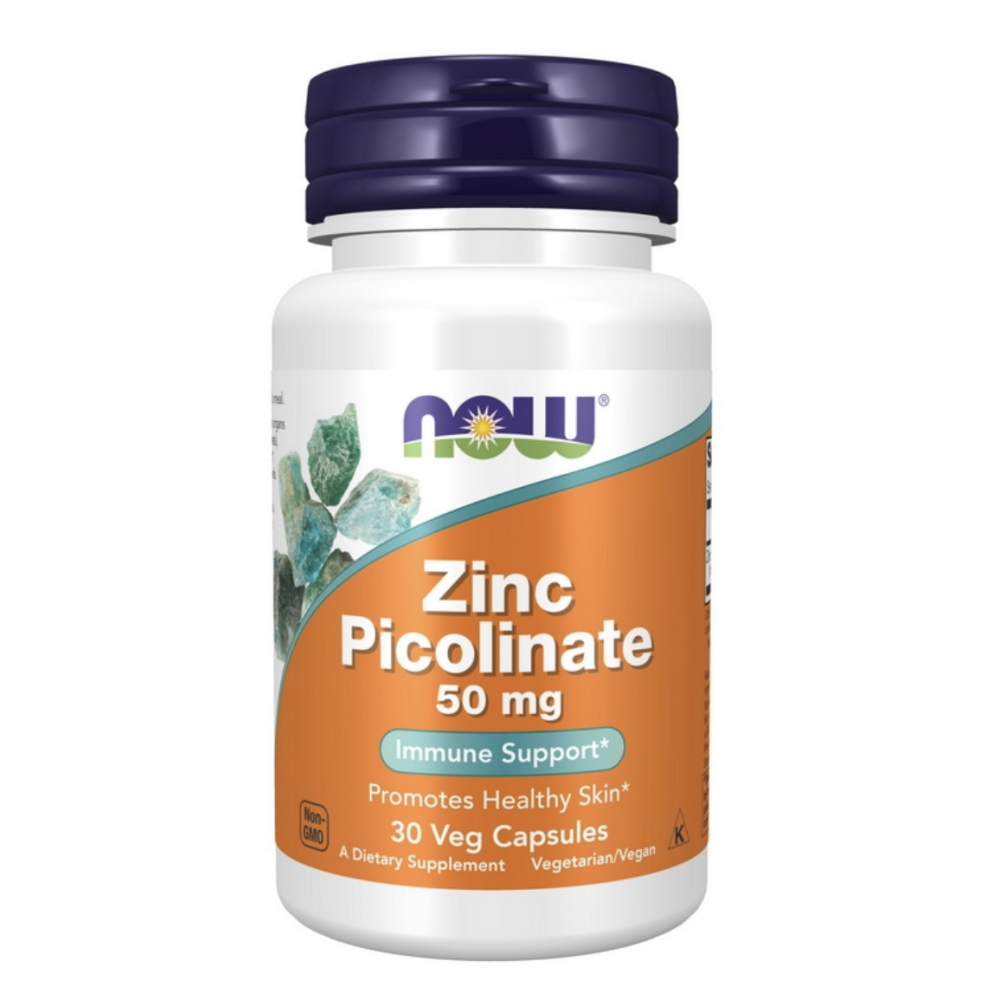 Zinc Picolinate 50 mg 30 caps Now Foods