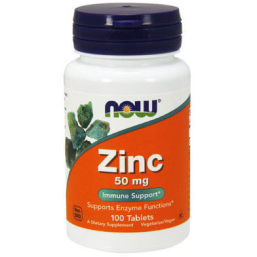 Zinc 50 mg 100 tablats NOW
