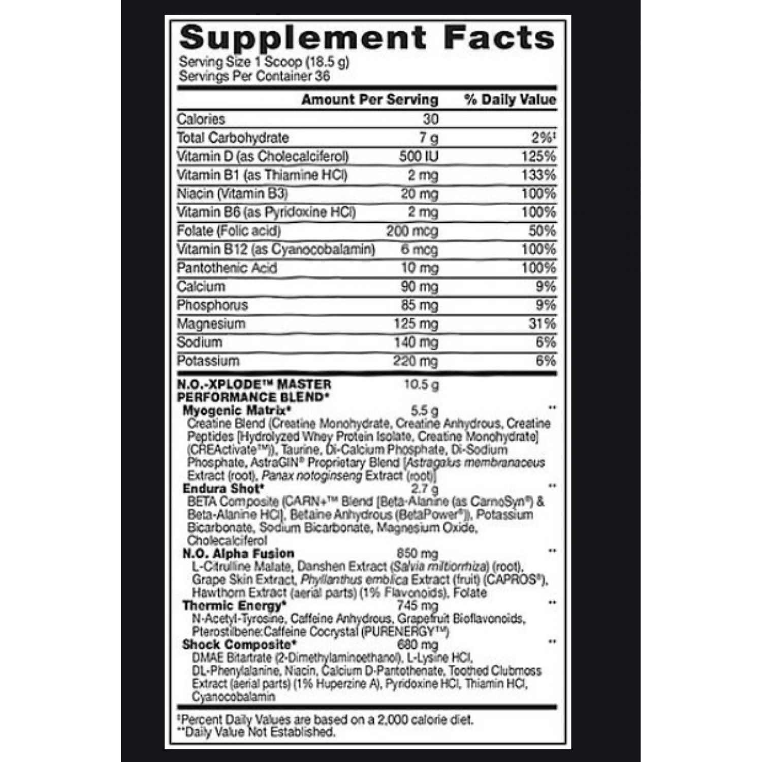 BSN NO Xplode 3.0 60 serv 1025 g