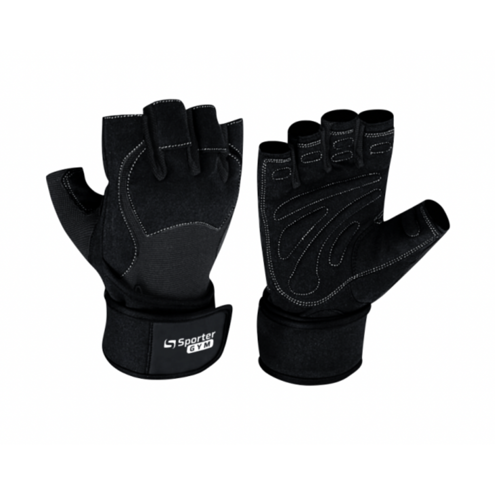 Men Black/Grey Перчатки Sporter