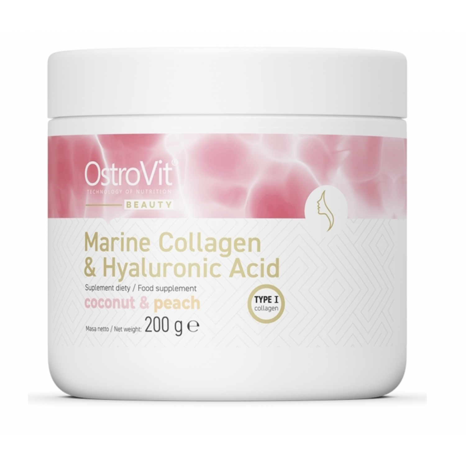 Marine Collagen whith Hyaluronic Acid 200 g OstroVit