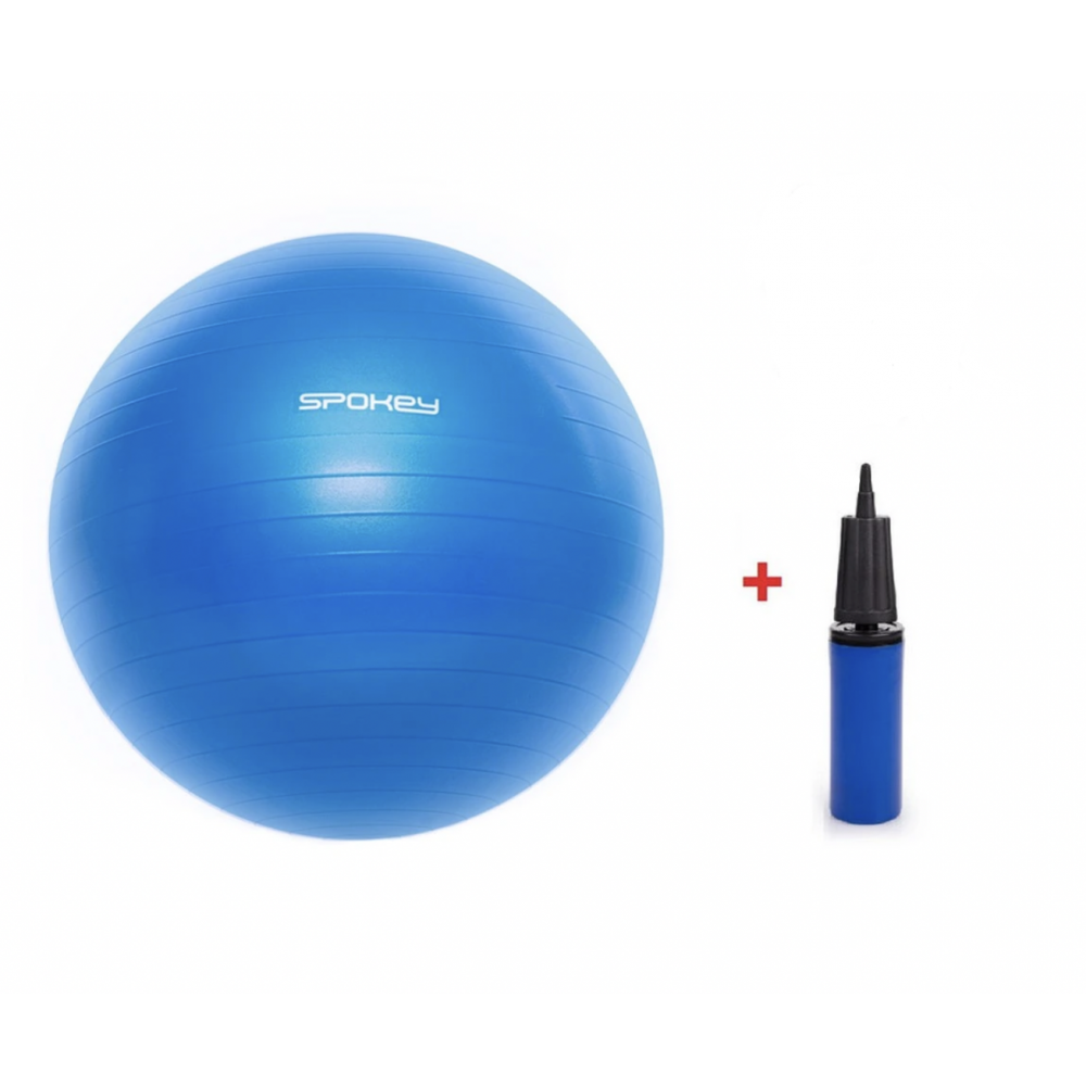 М'яч для фітнесу, фітбол антирозрив ПВХ Profi Ball 65 см у коробці + насос