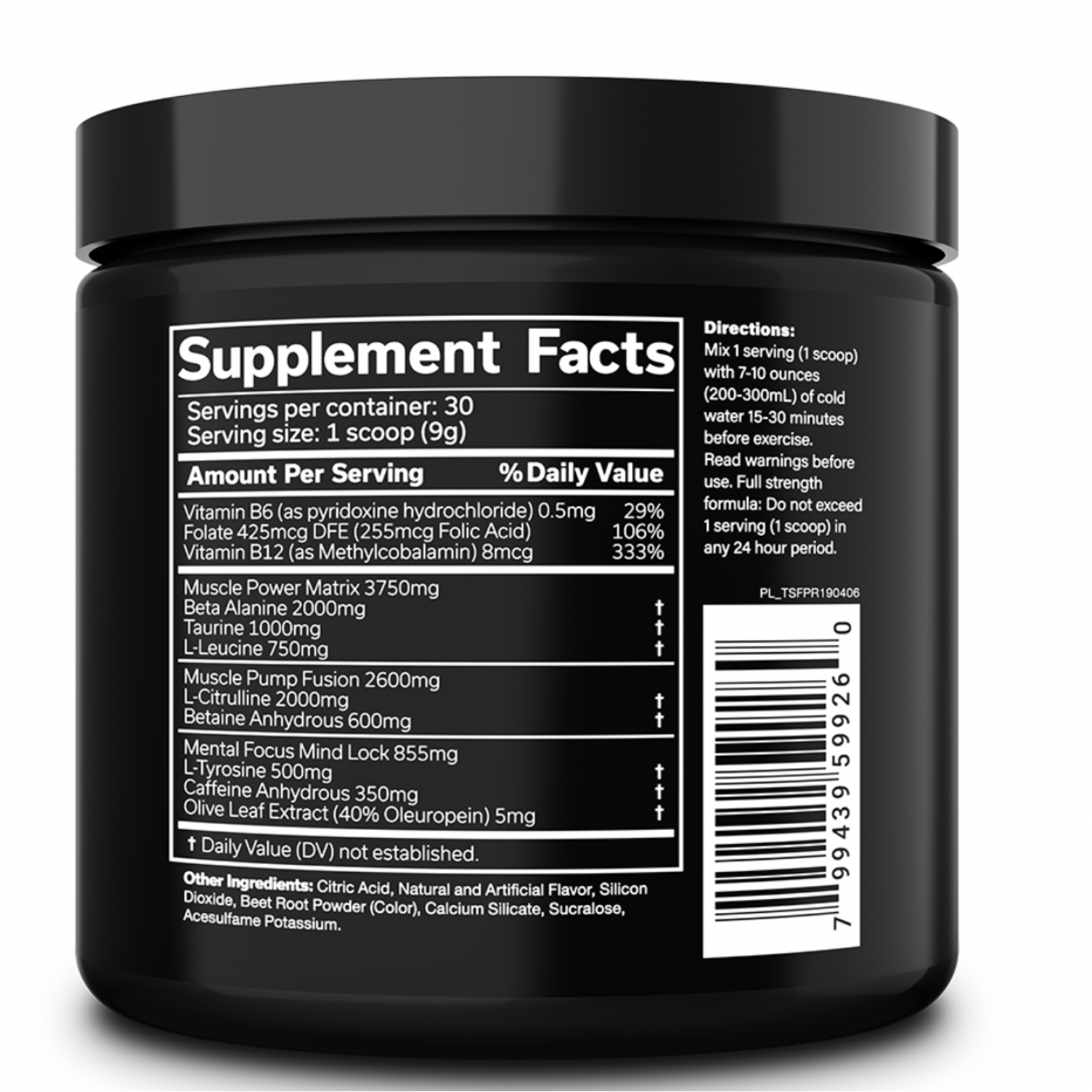 The Shadow pre-workout 270 g JNX